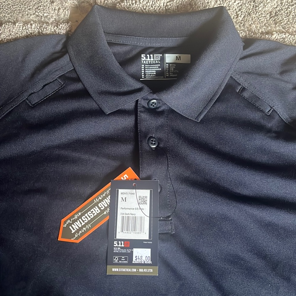 5.11 Dark Navy Blue Work polo